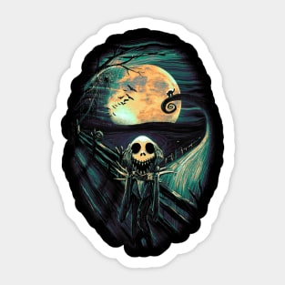 The Scream Before Christmas Scary The Nightmare Sticker